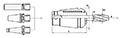 Tapping collets length adjustment drawing